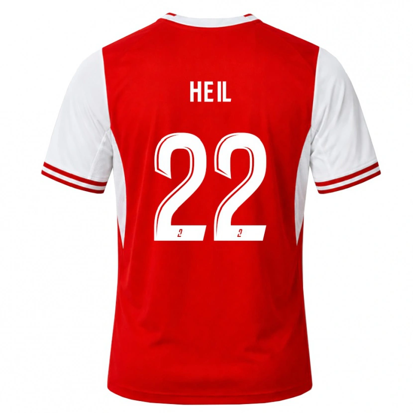 Danxen Bambino Maglia Manon Heil #22 Rosso Bianco Kit Gara Home 2026/27 Maglietta