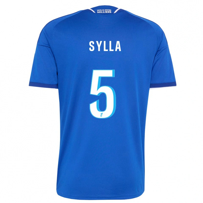 Danxen Bambino Maglia Abakar Sylla #5 Blu Reale Bianco Kit Gara Home 2026/27 Maglietta