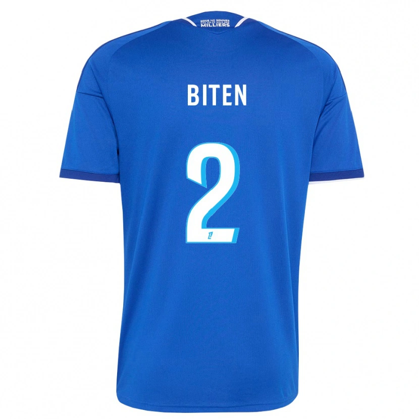 Danxen Bambino Maglia Clancy Valère Biten #2 Blu Reale Bianco Kit Gara Home 2026/27 Maglietta
