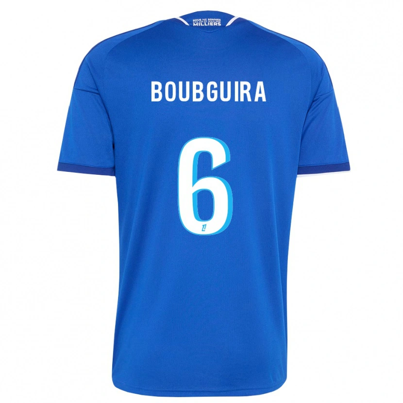 Danxen Bambino Maglia Fahim Boubguira #6 Blu Reale Bianco Kit Gara Home 2026/27 Maglietta