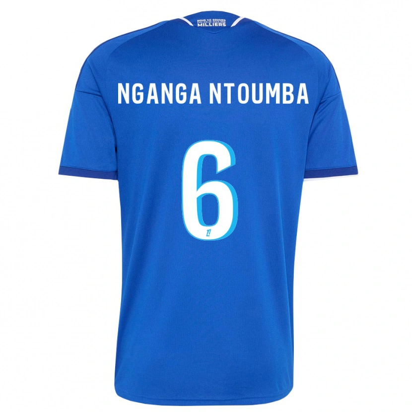 Danxen Bambino Maglia Monfils Nganga Ntoumba #6 Blu Reale Bianco Kit Gara Home 2026/27 Maglietta