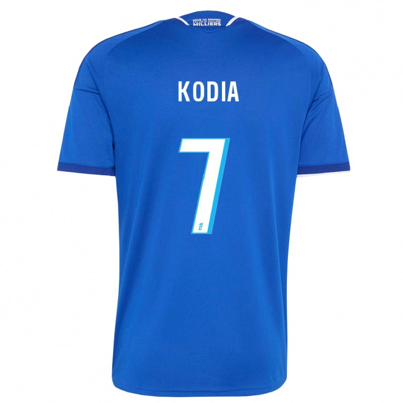 Danxen Bambino Maglia Ghianny Kodia #7 Blu Reale Bianco Kit Gara Home 2026/27 Maglietta