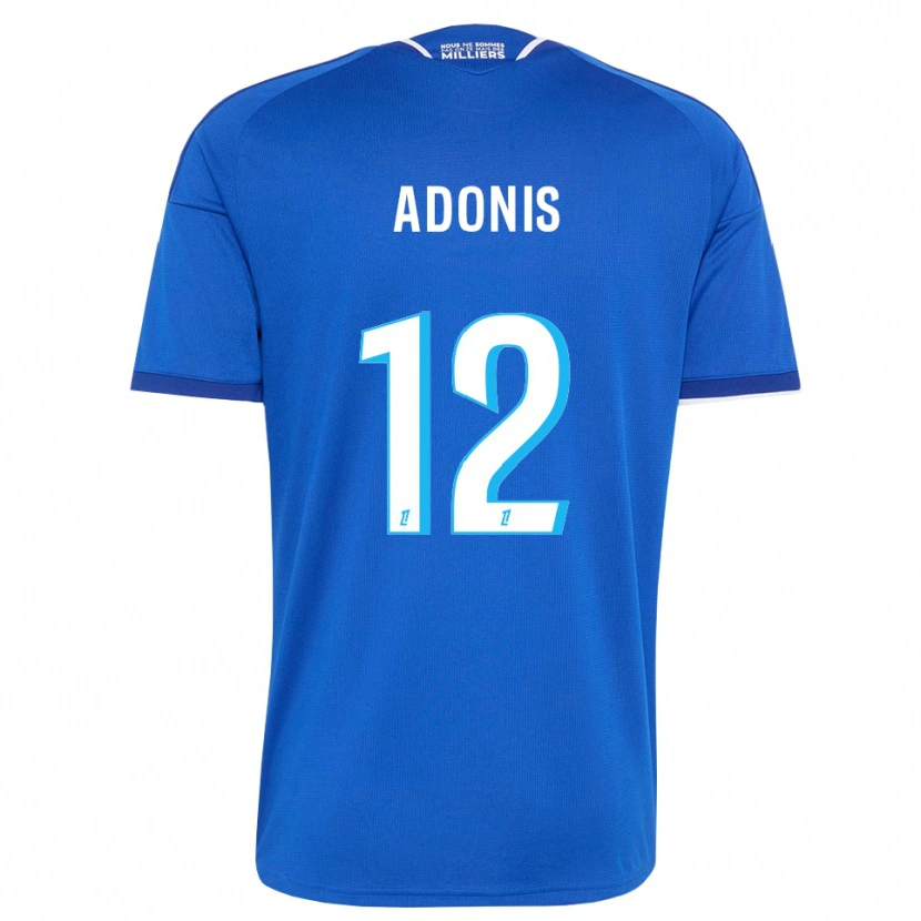 Danxen Bambino Maglia Erwan Adonis #12 Blu Reale Bianco Kit Gara Home 2026/27 Maglietta