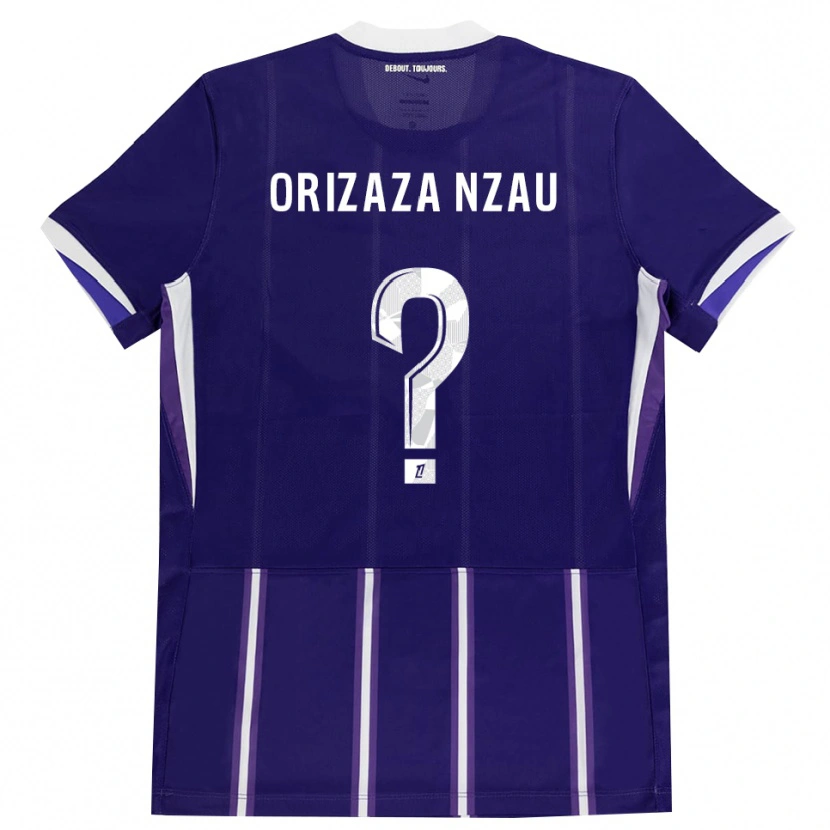 Danxen Bambino Maglia Jethro Orizaza Nzau #0 Viola Bianco Kit Gara Home 2026/27 Maglietta