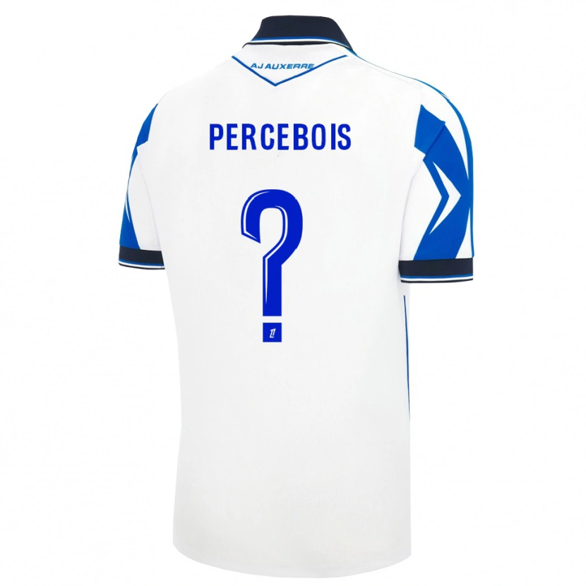 Danxen Bambino Maglia Marie Percebois #0 Nero Bianco Blu Kit Gara Home 2026/27 Maglietta
