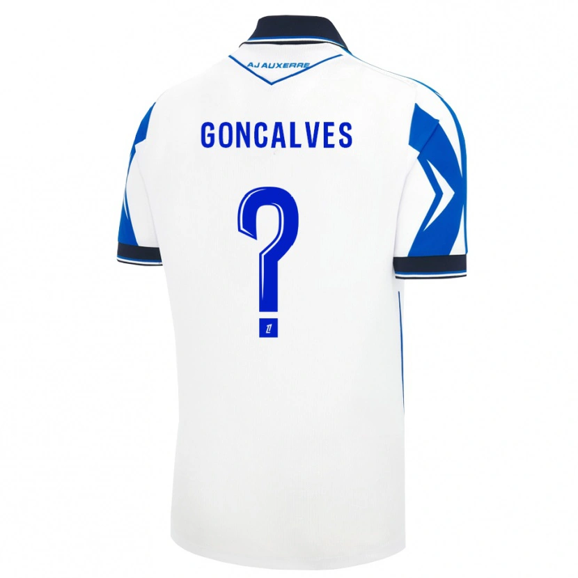Danxen Bambino Maglia Sorène Goncalves #0 Nero Bianco Blu Kit Gara Home 2026/27 Maglietta