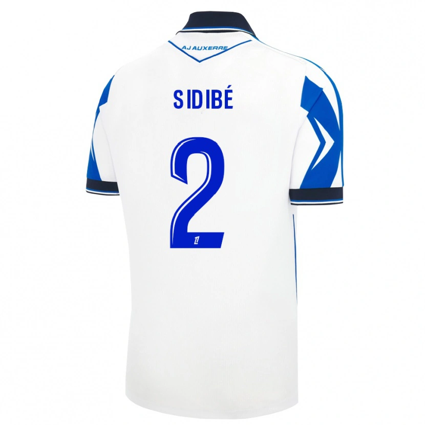 Danxen Bambino Maglia Ismaël Sidibé #2 Nero Bianco Blu Kit Gara Home 2026/27 Maglietta