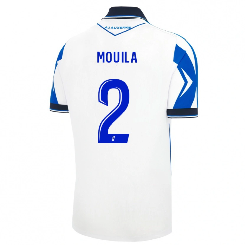 Danxen Bambino Maglia Orlando Mouila #2 Nero Bianco Blu Kit Gara Home 2026/27 Maglietta