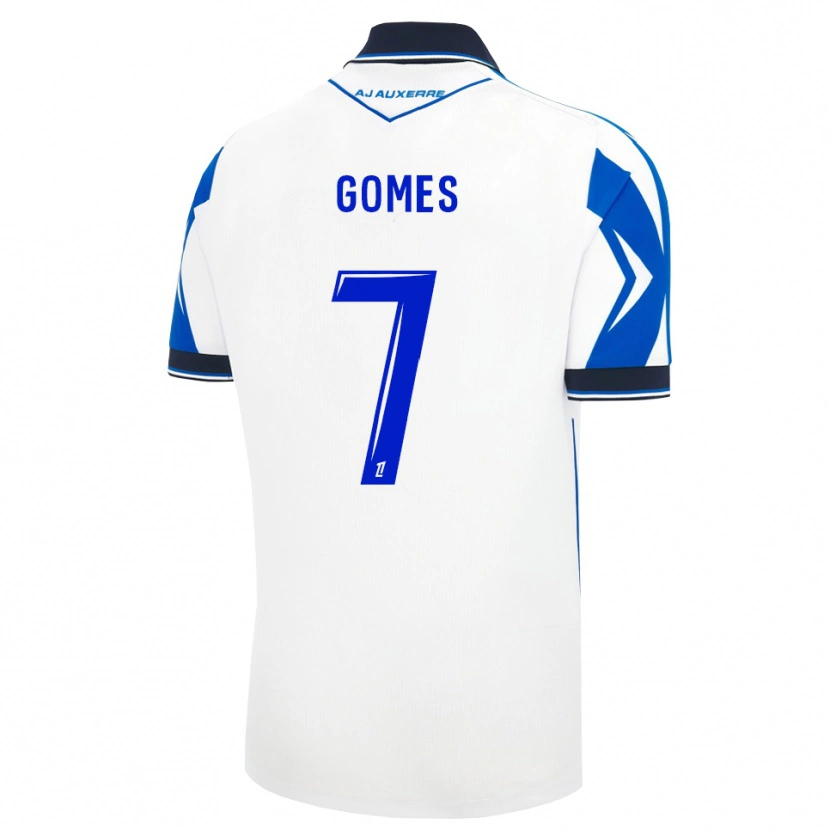 Danxen Bambino Maglia Ailton Gomes #7 Nero Bianco Blu Kit Gara Home 2026/27 Maglietta