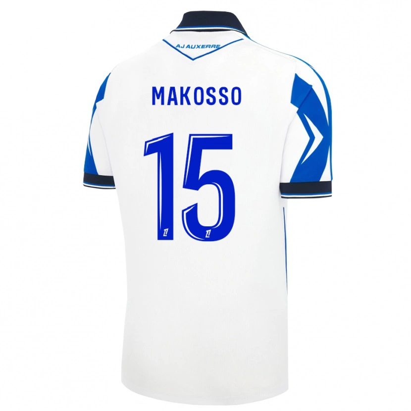Danxen Bambino Maglia Christ Makosso #15 Nero Bianco Blu Kit Gara Home 2026/27 Maglietta