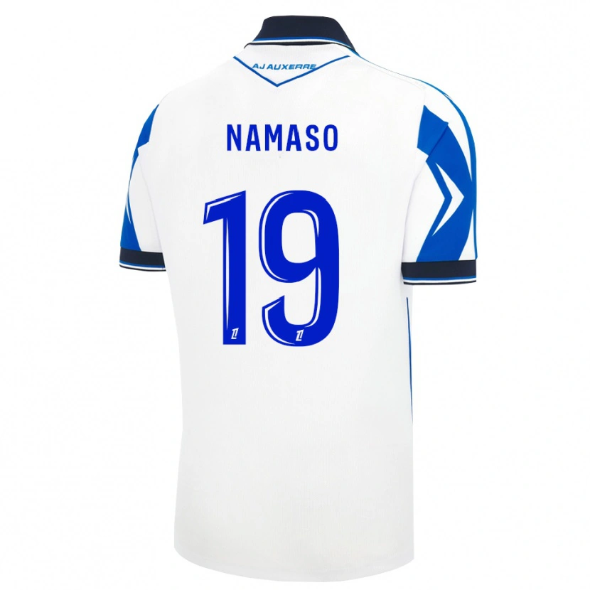 Danxen Bambino Maglia Danny Namaso #19 Nero Bianco Blu Kit Gara Home 2026/27 Maglietta