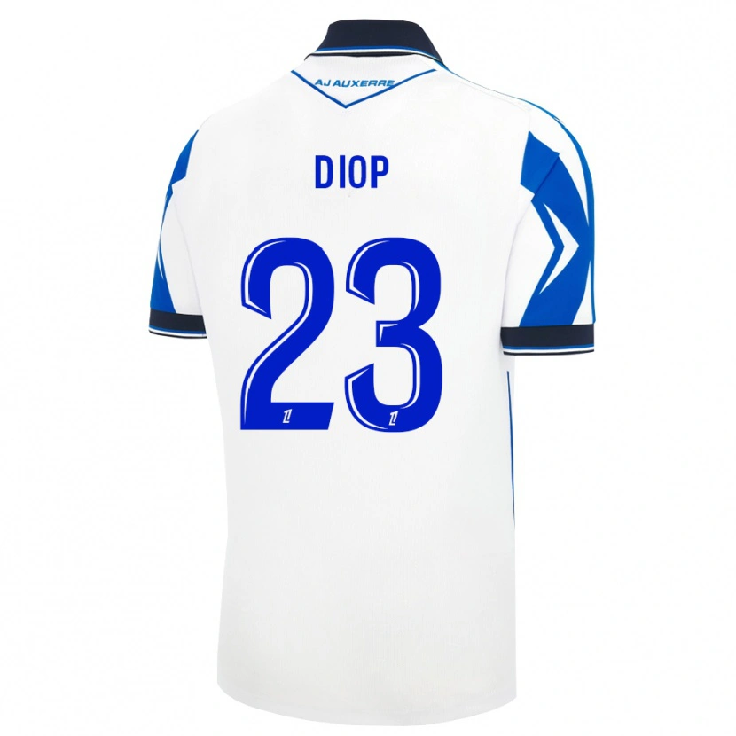 Danxen Bambino Maglia Mamadou Diop #23 Nero Bianco Blu Kit Gara Home 2026/27 Maglietta
