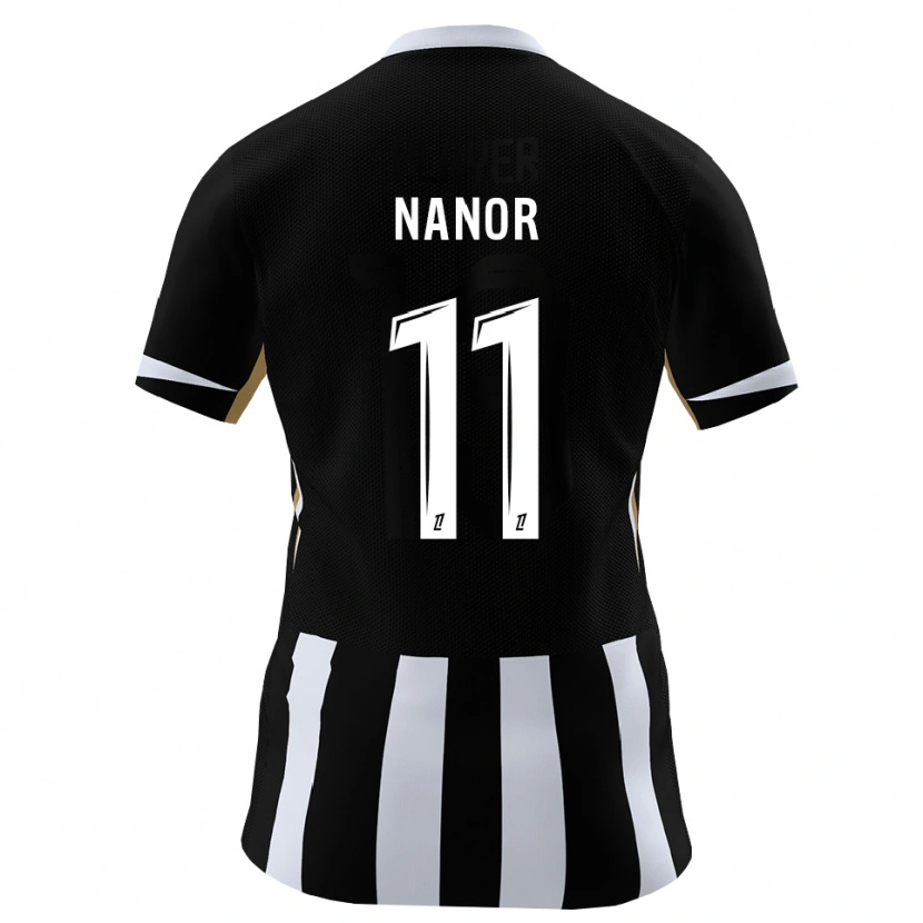 Danxen Bambino Maglia Enzo Nanor #11 Nero Blu Kit Gara Home 2026/27 Maglietta