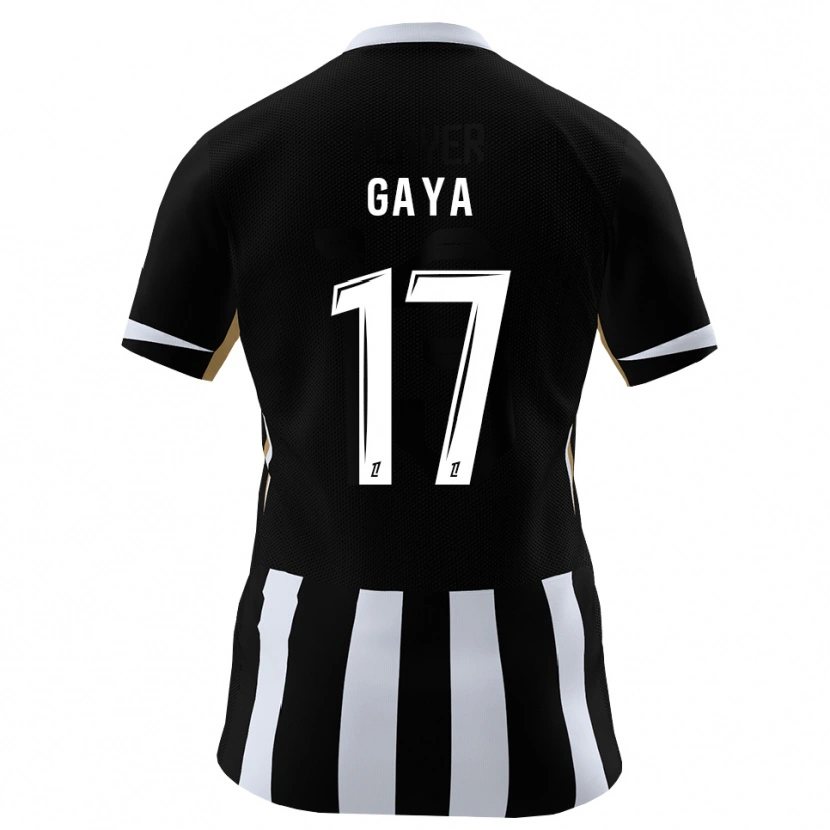 Danxen Bambino Maglia Yacine Gaya #17 Nero Blu Kit Gara Home 2026/27 Maglietta
