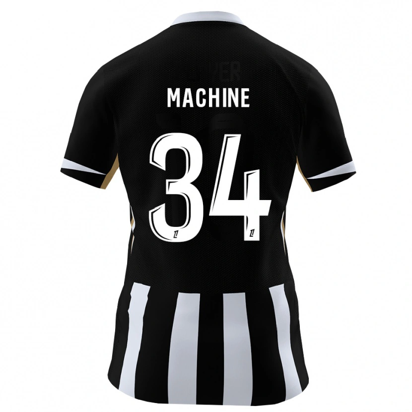 Danxen Bambino Maglia Lanroy Machine #34 Nero Blu Kit Gara Home 2026/27 Maglietta