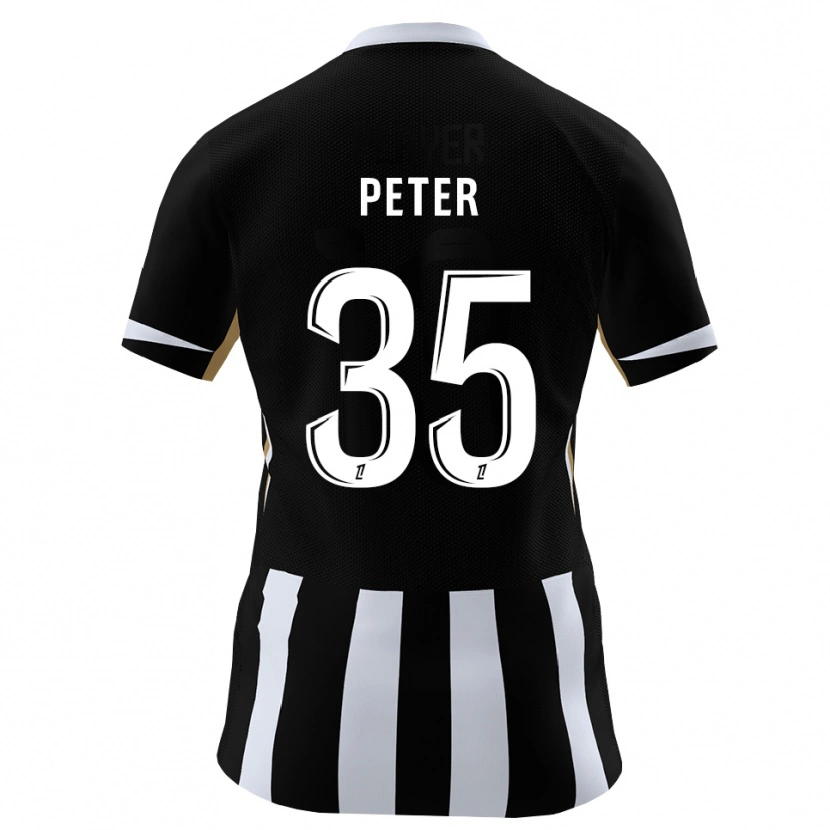 Danxen Bambino Maglia Prosper Peter #35 Nero Blu Kit Gara Home 2026/27 Maglietta
