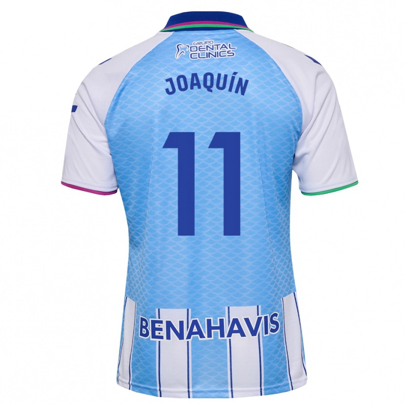 Danxen Bambino Maglia Joaquín Muñoz #11 Blu Cielo Profondo Bianco Kit Gara Home 2026/27 Maglietta