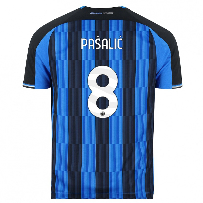 Danxen Bambino Maglia Mario Pašalić #8 Blu Nero Rosso Kit Gara Home 2026/27 Maglietta