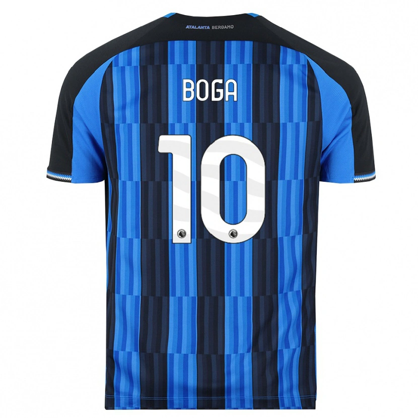 Danxen Bambino Maglia Jeremie Boga #10 Blu Nero Rosso Kit Gara Home 2026/27 Maglietta