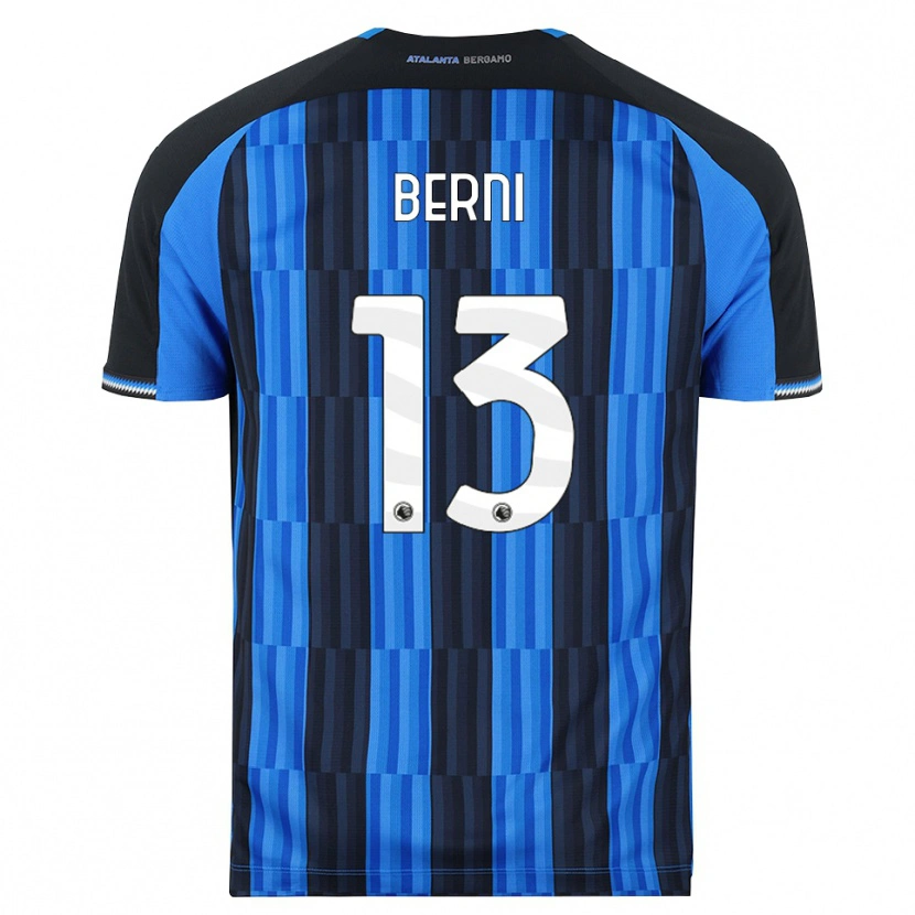 Danxen Bambino Maglia Matteo Berni #13 Blu Nero Rosso Kit Gara Home 2026/27 Maglietta