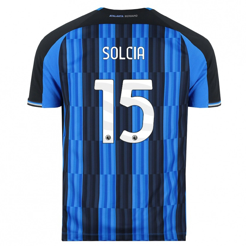 Danxen Bambino Maglia Daniele Solcia #15 Blu Nero Rosso Kit Gara Home 2026/27 Maglietta