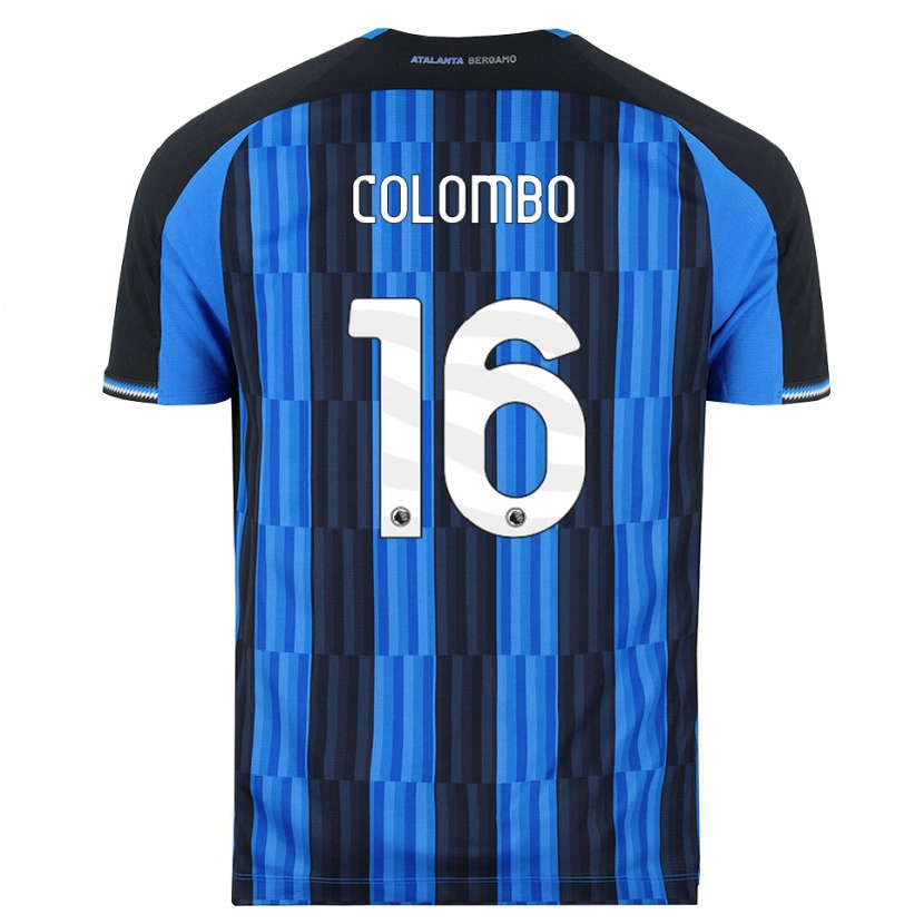 Danxen Bambino Maglia William Colombo #16 Blu Nero Rosso Kit Gara Home 2026/27 Maglietta