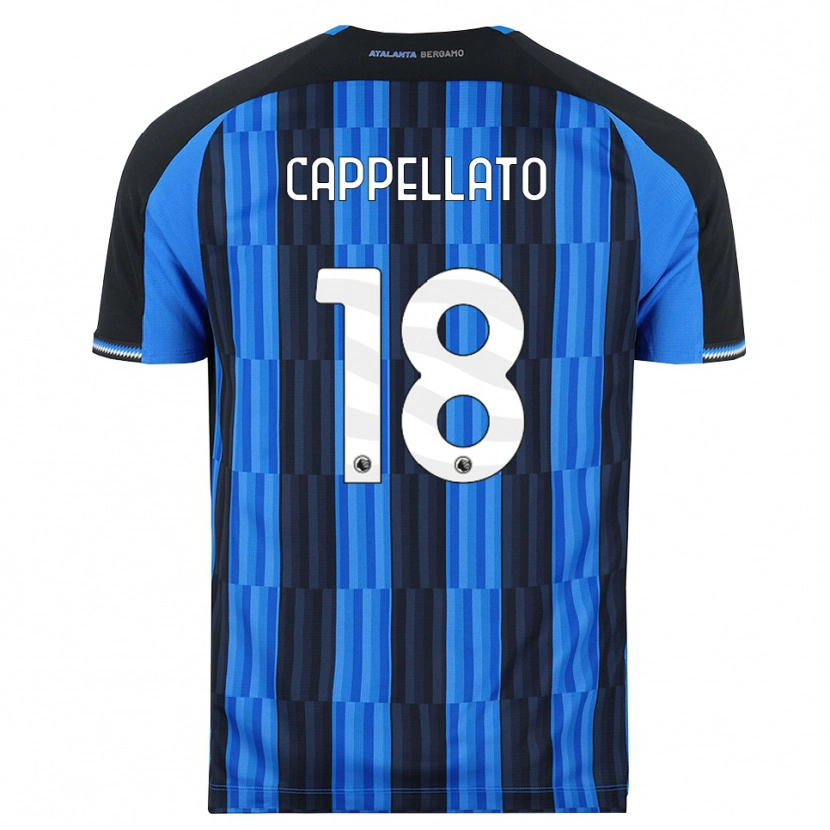 Danxen Bambino Maglia Nicola Cappellato #18 Blu Nero Rosso Kit Gara Home 2026/27 Maglietta
