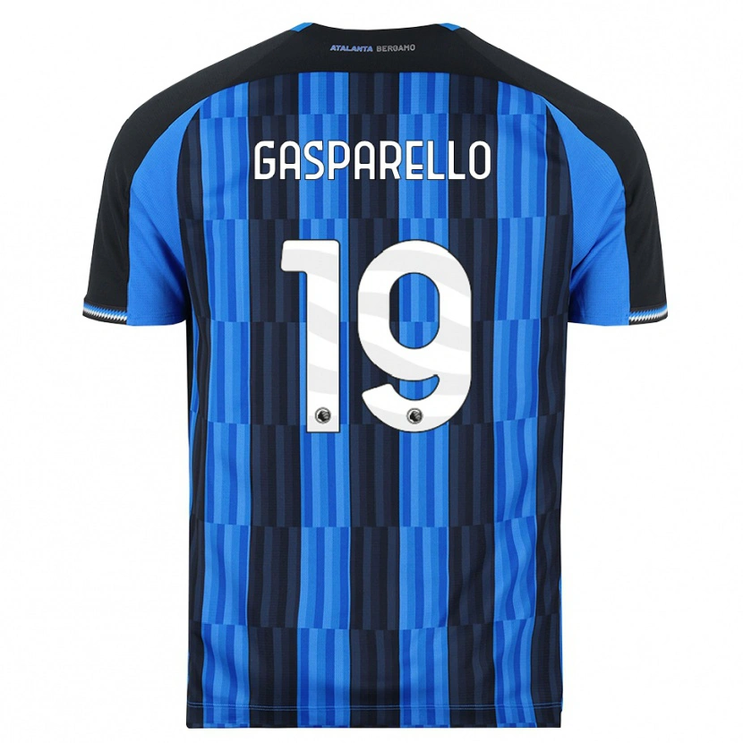 Danxen Bambino Maglia Francesco Gasparello #19 Blu Nero Rosso Kit Gara Home 2026/27 Maglietta