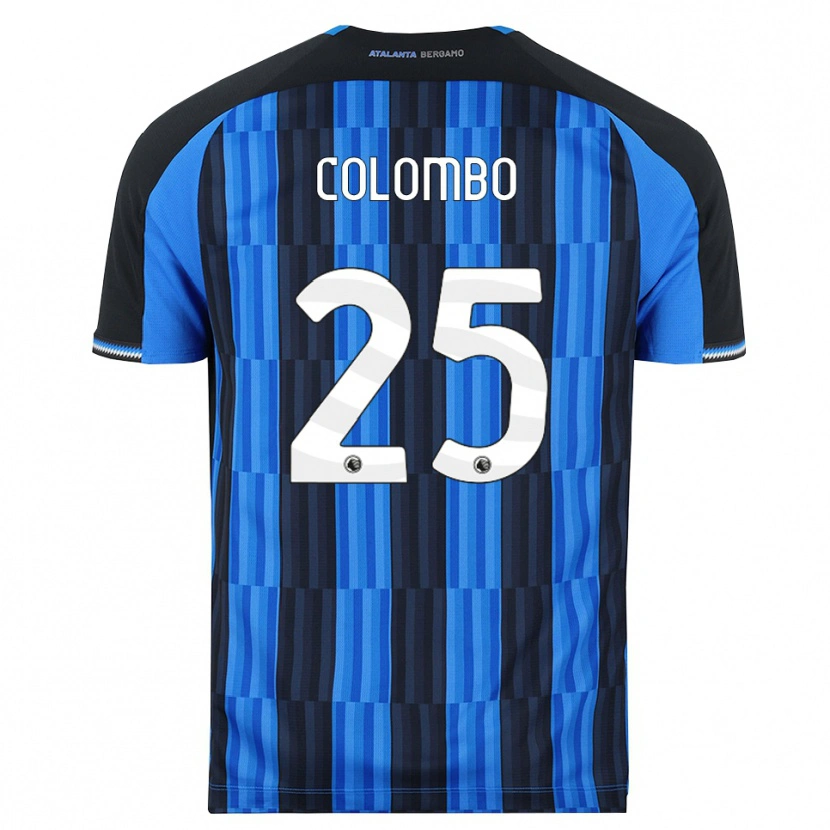 Danxen Bambino Maglia Matteo Colombo #25 Blu Nero Rosso Kit Gara Home 2026/27 Maglietta