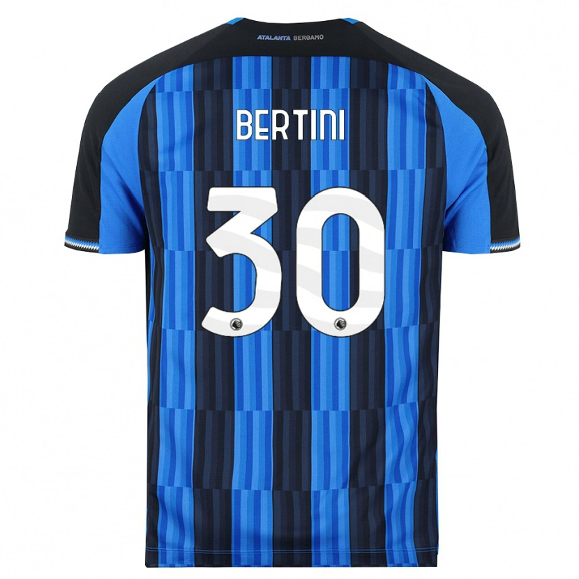 Danxen Bambino Maglia Tommaso Bertini #30 Blu Nero Rosso Kit Gara Home 2026/27 Maglietta
