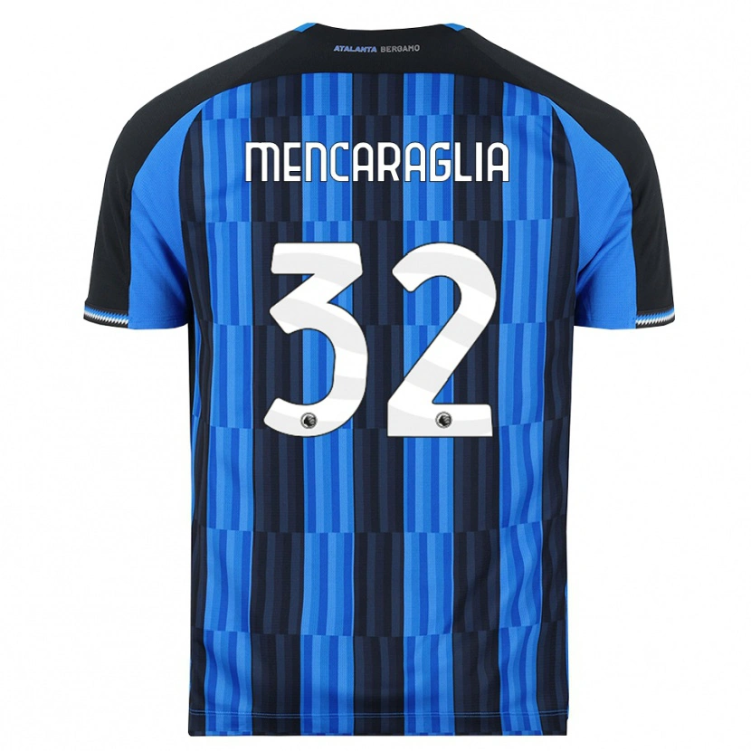 Danxen Bambino Maglia Filippo Mencaraglia #32 Blu Nero Rosso Kit Gara Home 2026/27 Maglietta
