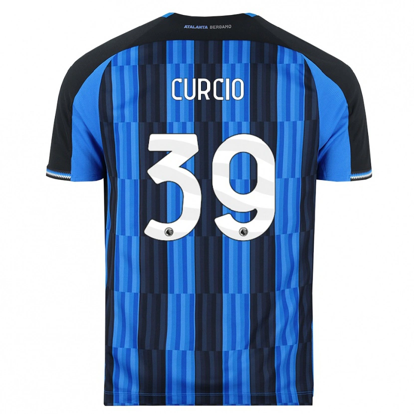 Danxen Bambino Maglia Daniel Curcio #39 Blu Nero Rosso Kit Gara Home 2026/27 Maglietta