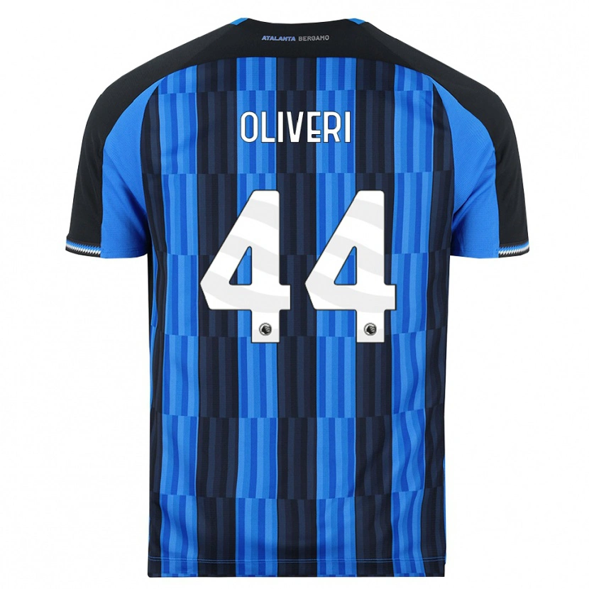 Danxen Bambino Maglia Andrea Oliveri #44 Blu Nero Rosso Kit Gara Home 2026/27 Maglietta
