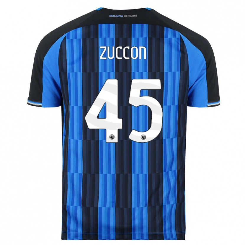 Danxen Bambino Maglia Federico Zuccon #45 Blu Nero Rosso Kit Gara Home 2026/27 Maglietta