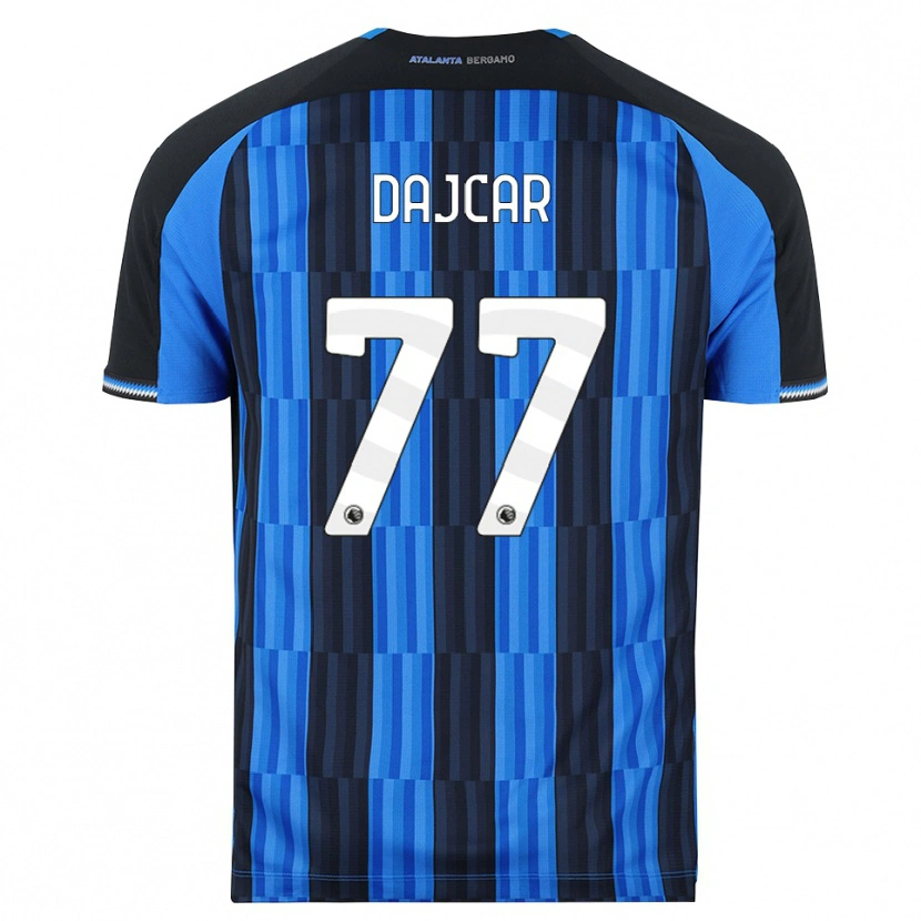 Danxen Bambino Maglia Matevz Dajcar #77 Blu Nero Rosso Kit Gara Home 2026/27 Maglietta