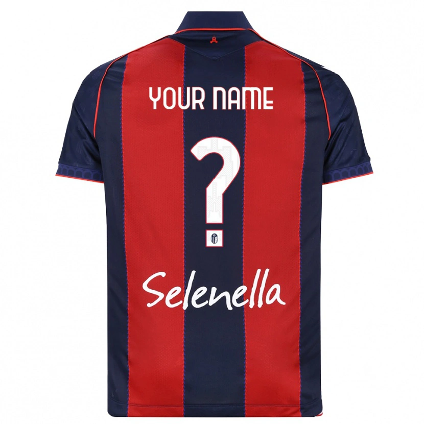 Danxen Bambino Maglia Il Tuo Nome #0 Blu Reale Rosso Bianco Kit Gara Home 2026/27 Maglietta