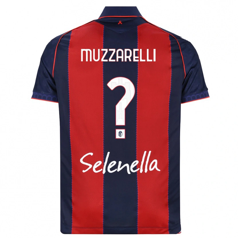 Danxen Bambino Maglia Lorenzo Muzzarelli #0 Blu Reale Rosso Bianco Kit Gara Home 2026/27 Maglietta