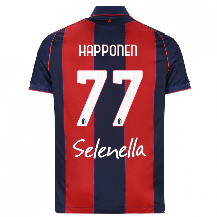 Danxen Bambino Maglia Ukko Happonen #77 Blu Reale Rosso Bianco Kit Gara Home 2026/27 Maglietta