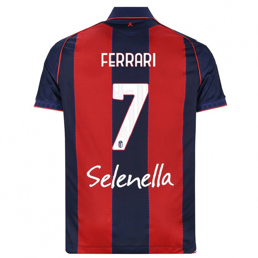 Danxen Bambino Maglia Flavio Ferrari #7 Blu Reale Rosso Bianco Kit Gara Home 2026/27 Maglietta