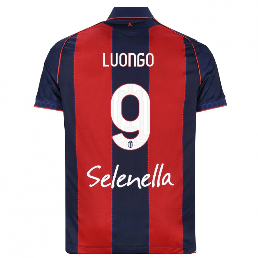 Danxen Bambino Maglia Francesco Luongo #9 Blu Reale Rosso Bianco Kit Gara Home 2026/27 Maglietta