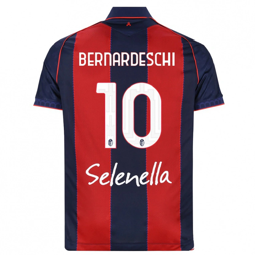 Danxen Bambino Maglia Federico Bernardeschi #10 Blu Reale Rosso Bianco Kit Gara Home 2026/27 Maglietta