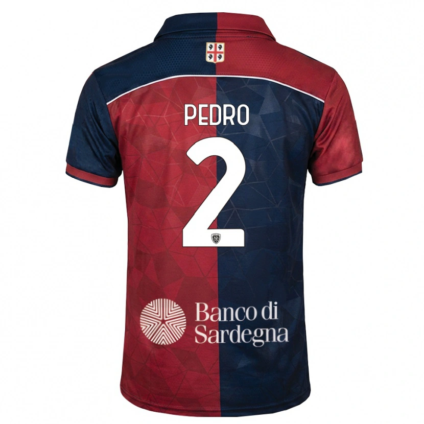 Danxen Bambino Maglia Zé Pedro #2 Borgogna Blu Reale Kit Gara Home 2026/27 Maglietta
