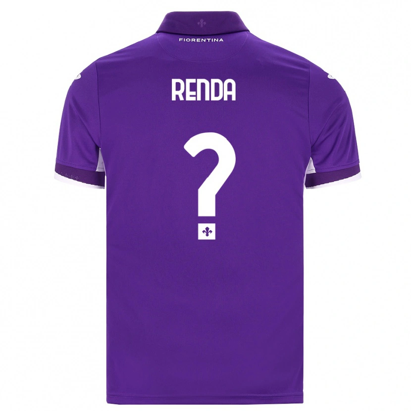 Danxen Bambino Maglia Thomas Renda #0 Viola Bianco Rosa Kit Gara Home 2026/27 Maglietta