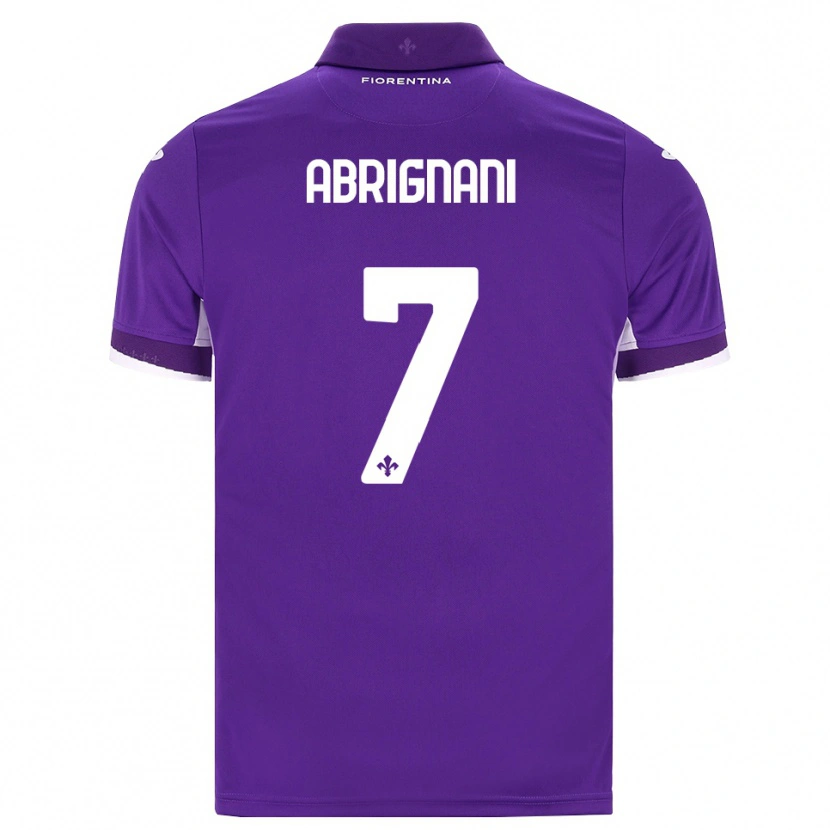 Danxen Bambino Maglia Filippo Abrignani #7 Viola Bianco Rosa Kit Gara Home 2026/27 Maglietta