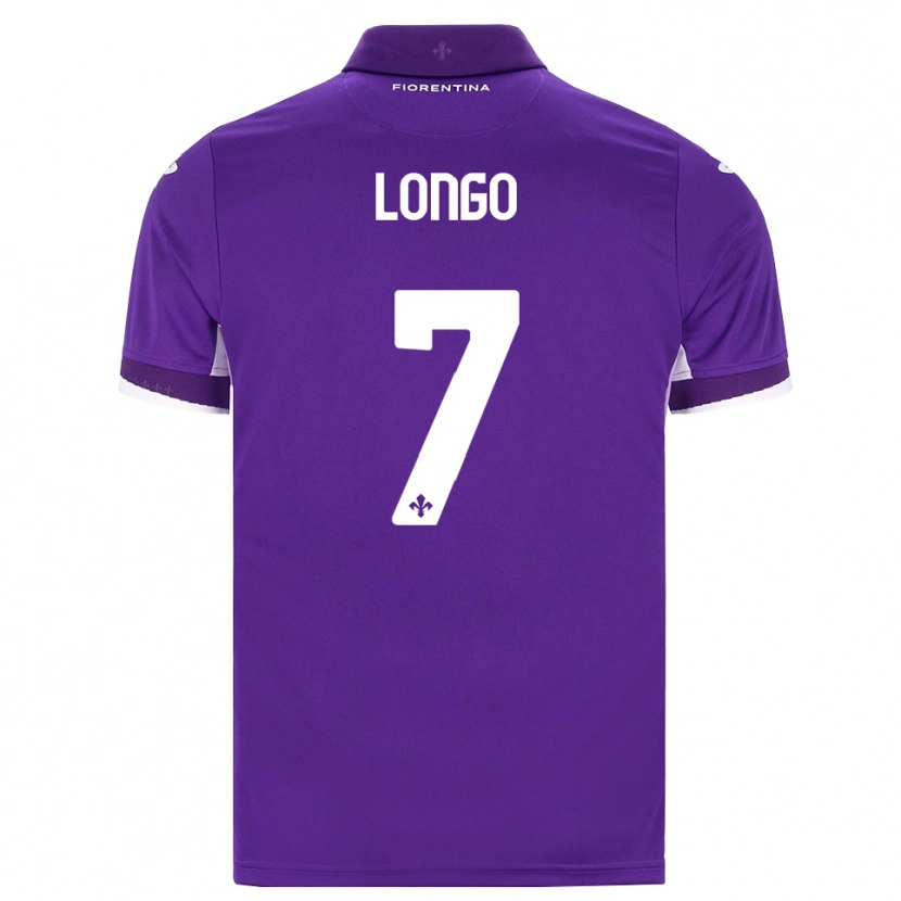 Danxen Bambino Maglia Miriam Longo #7 Viola Bianco Rosa Kit Gara Home 2026/27 Maglietta