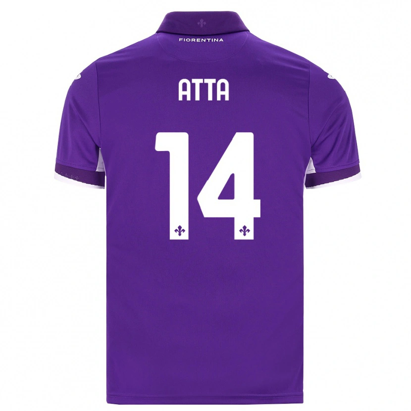 Danxen Bambino Maglia Arthur Atta #14 Viola Bianco Rosa Kit Gara Home 2026/27 Maglietta