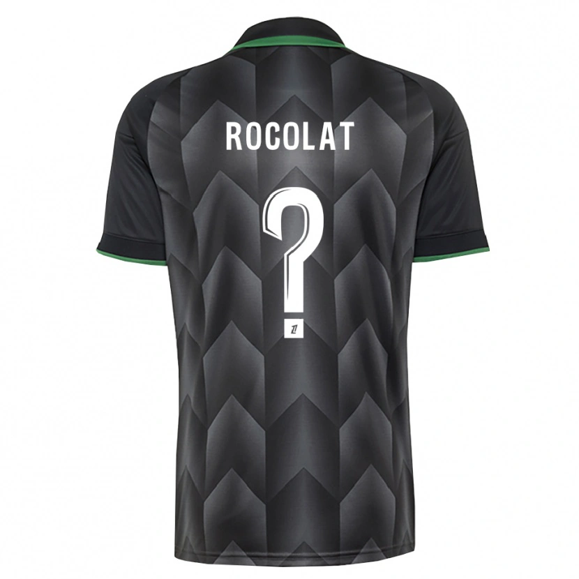 Danxen Bambino Maglia Jaheden Rocolat #0 Verde Bianco Nero Kit Gara Away 2026/27 Maglietta