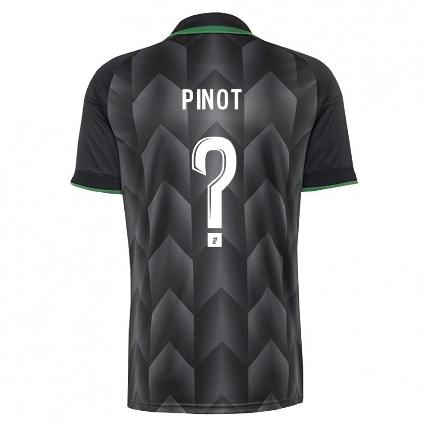 Danxen Bambino Maglia Sasha Pinot #0 Verde Bianco Nero Kit Gara Away 2026/27 Maglietta