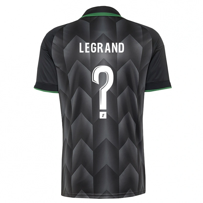Danxen Bambino Maglia Bérénice Legrand #0 Verde Bianco Nero Kit Gara Away 2026/27 Maglietta