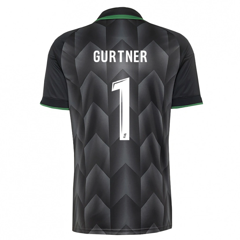 Danxen Bambino Maglia Régis Gurtner #1 Verde Bianco Nero Kit Gara Away 2026/27 Maglietta